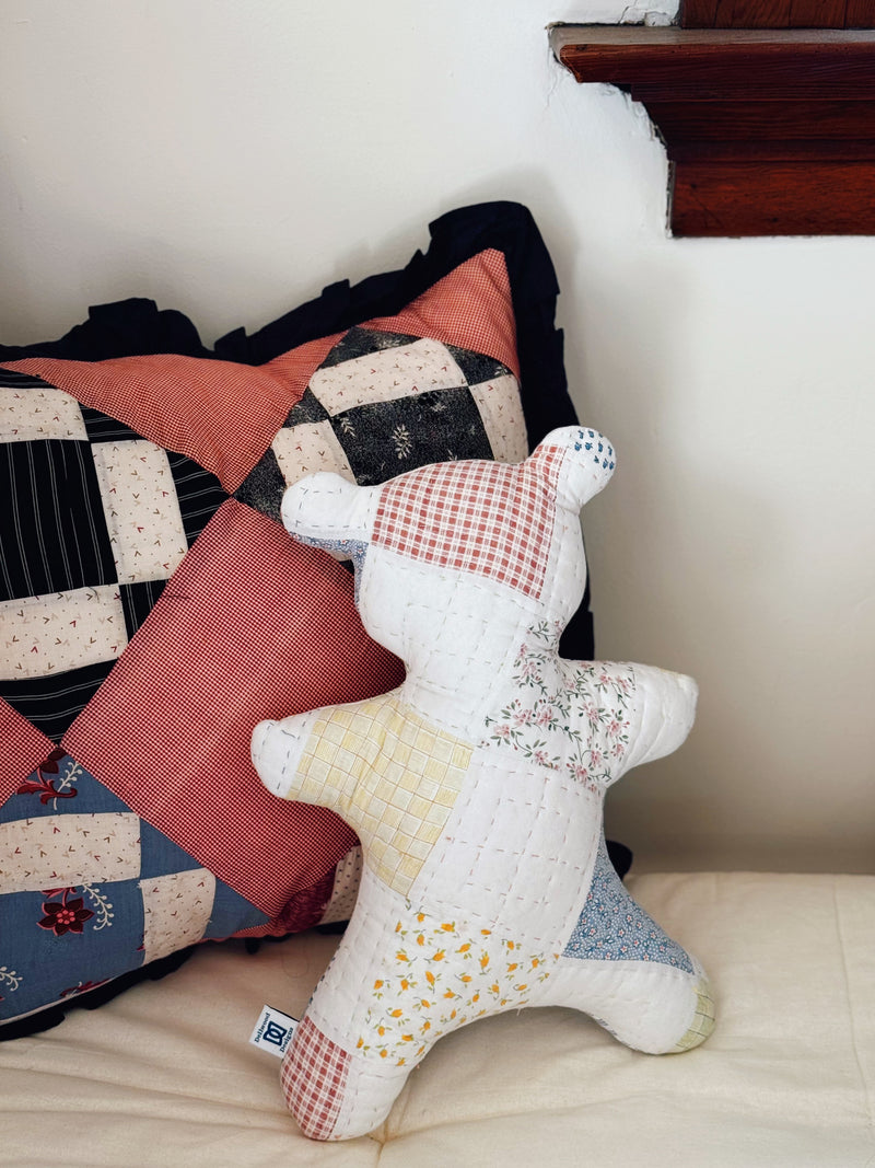 Vintage Quilt Teddy Bear