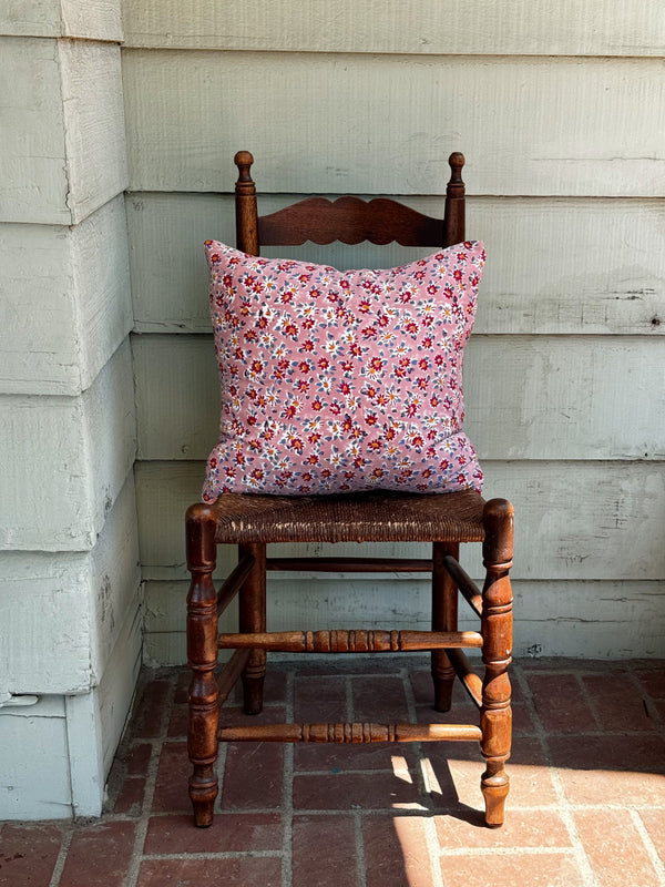 Throw Pillow, Small Daisy Peachskin